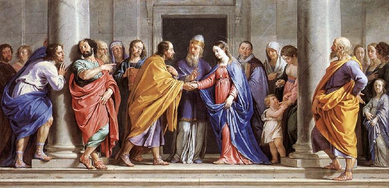 Philippe de Champaigne The Marriage of the Virgin Sweden oil painting art